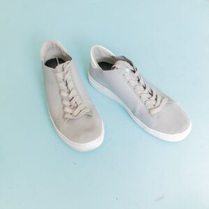 GREATS Men's Gray Royale Fabric Knit Lace Up Low Ankle Sneakers Size 8 EU 41
